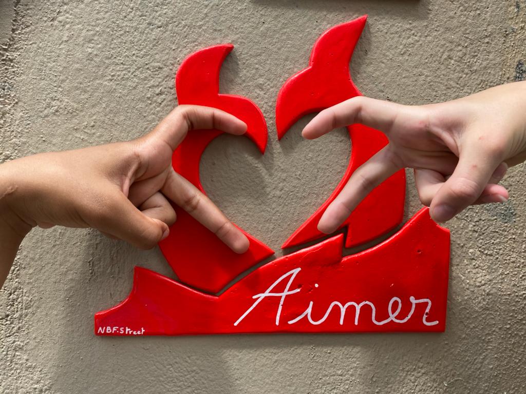Street art et amour Bienfaits de l'art